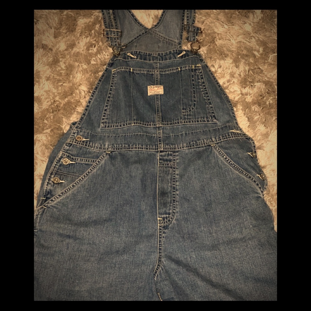 Old Navy Overall Denim Shorts